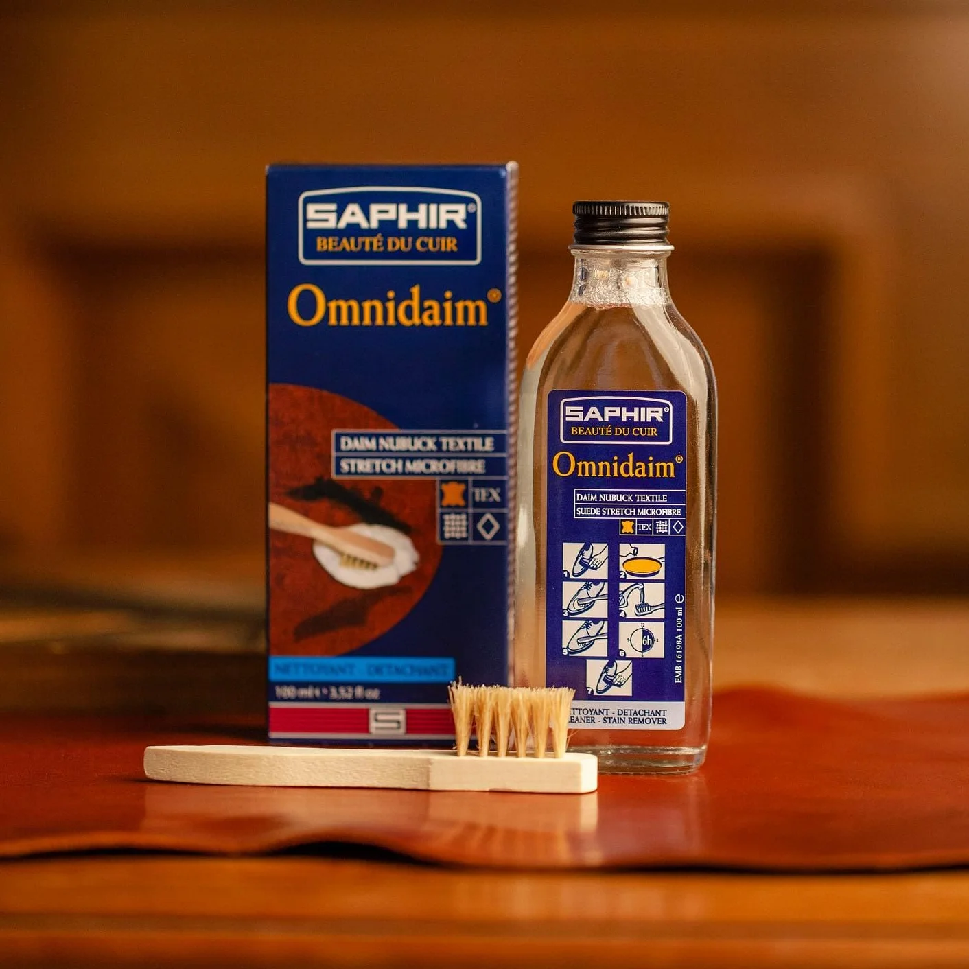 Saphir Omnidiam 3324010214002 Środek do Butów, Brązowy, 100 ml