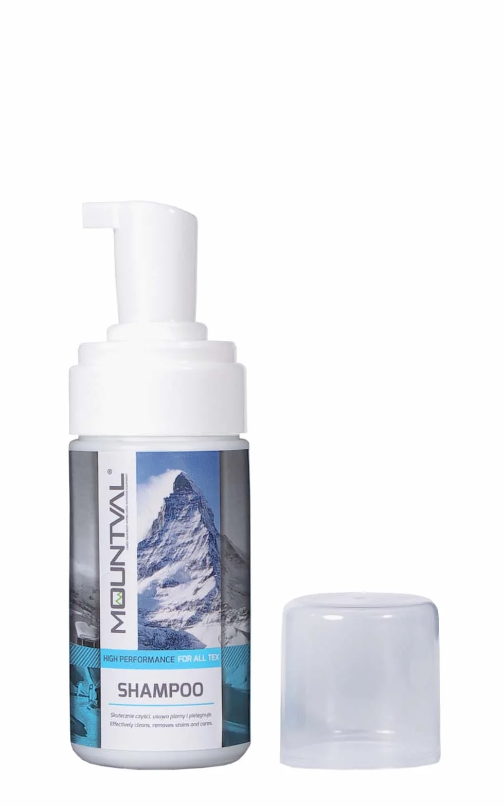 Mountval Shampoo, Pianka Czyszcząca do Odzieży i Sprzętu Turystycznego, Czyści Odzież Wodoodporną
