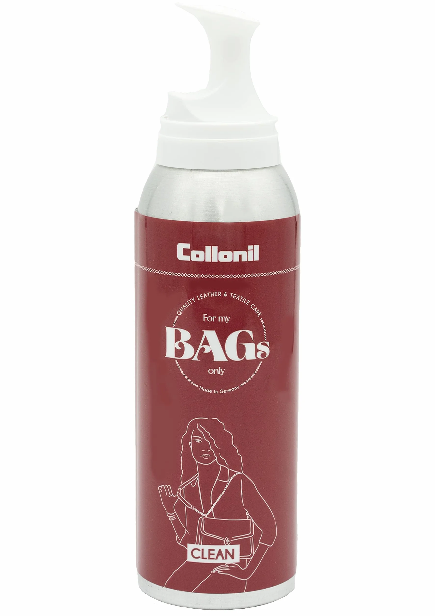 Collonil Damski for My Bags only CLEAN środek do czyszczenia toreb, bezbarwny, bezbarwny, Alle
