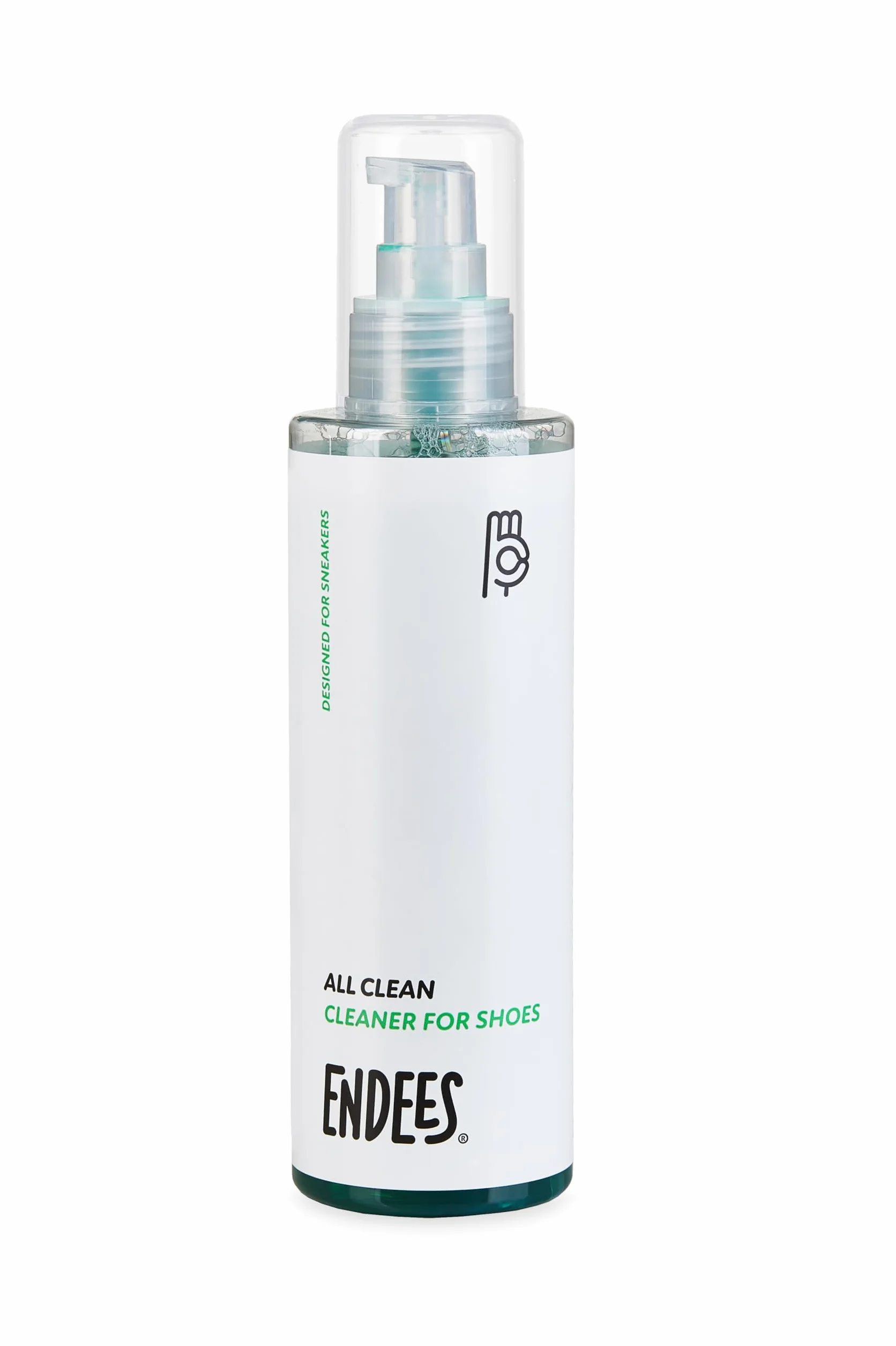 Endees – Płyn do Czyszczenia Butów All Clean (200 ml) – Pianka do Dokładnego Czyszczenia i Ochrony Obuwia – Bezpieczny Środek Czyszczący do Wszystkich Materiałów, w tym Skóry i Zamszu