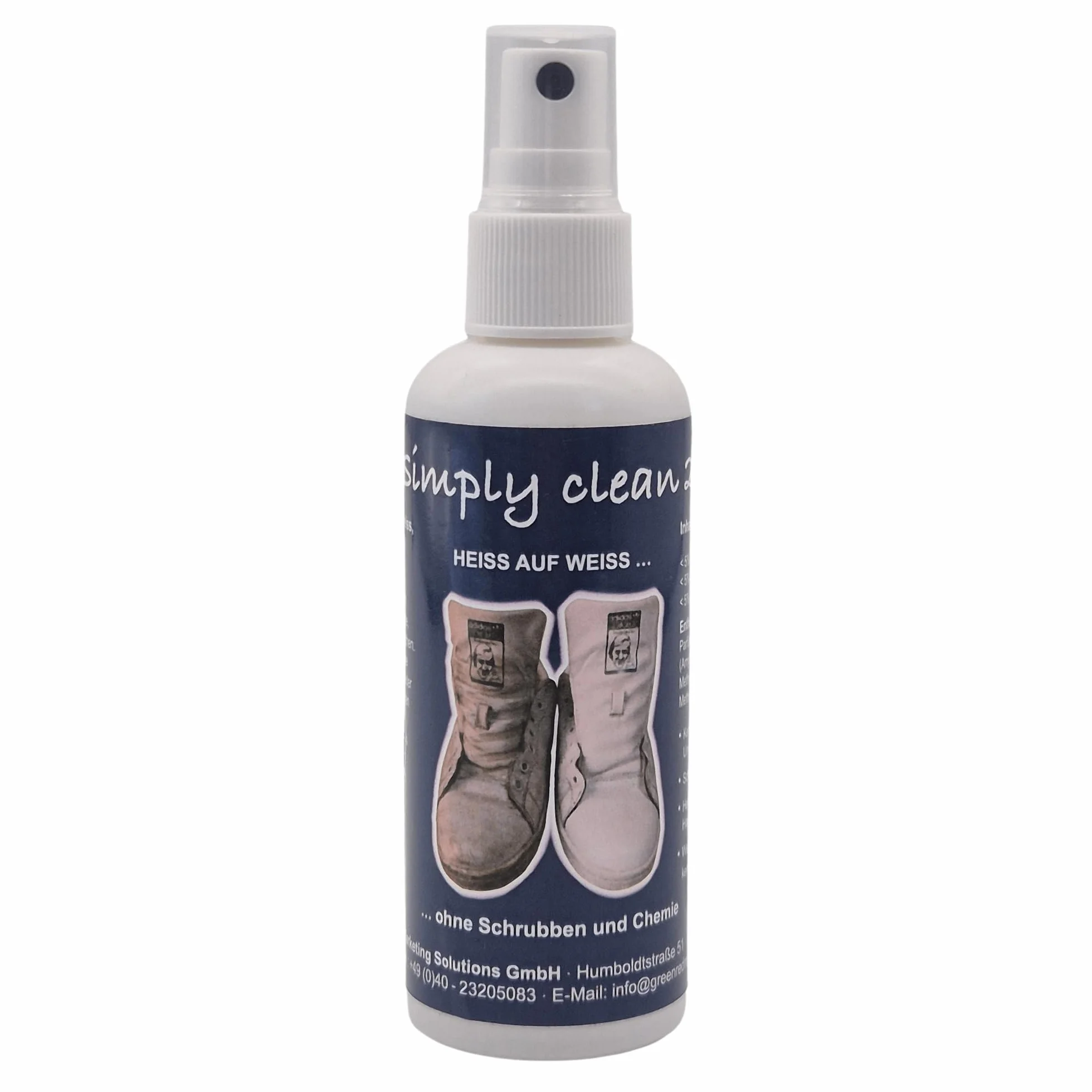 NO Simple Clean 2.0 środek czyszczący do sneakersów – skuteczne czyszczenie wszystkich rodzajów butów – środek do czyszczenia butów zapewnia olśniewające rezultaty, 100 ml