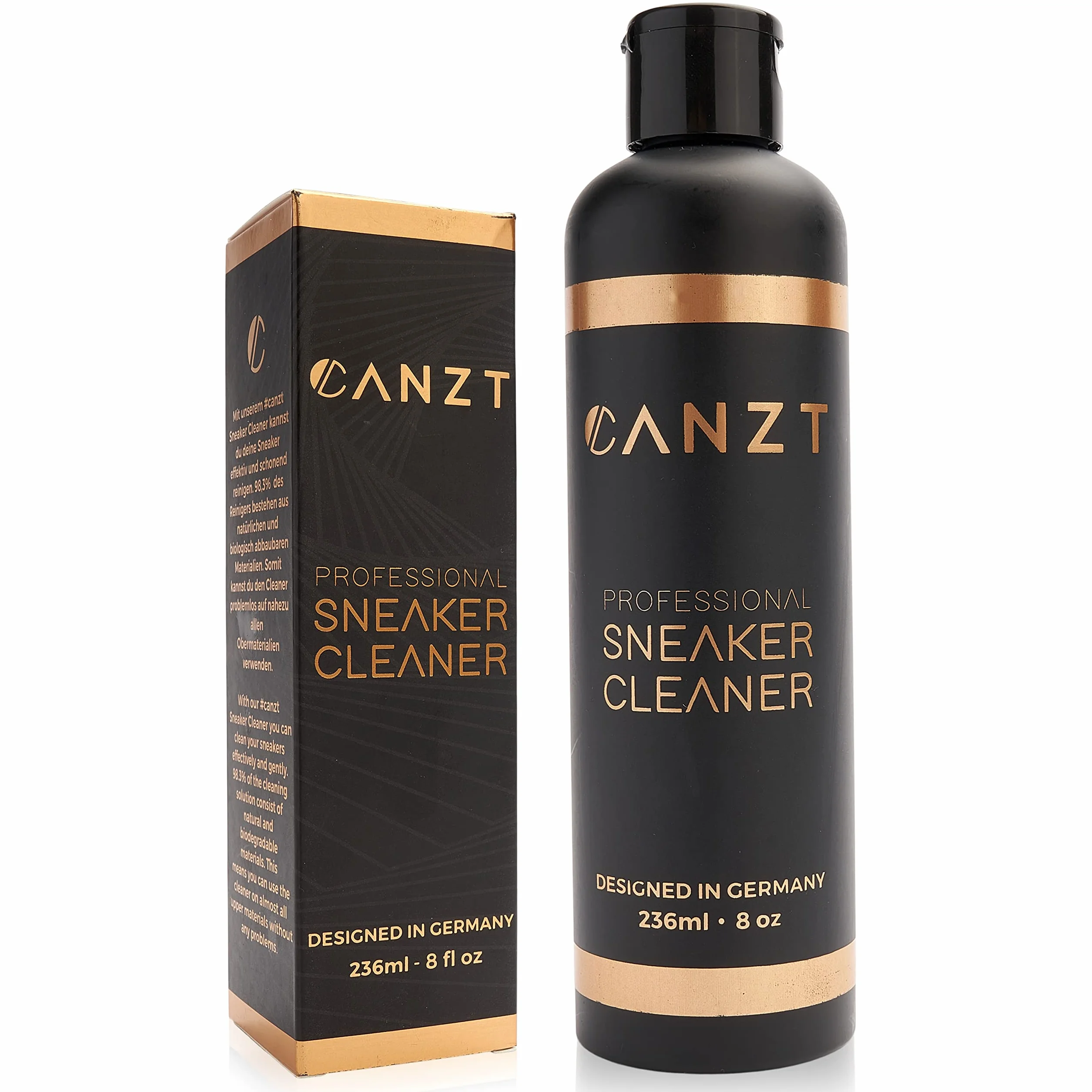 Canzt XXL Sneaker Cleaner 236ml – Profesjonalny płyn do czyszczenia butów i sneakersów z zamszu, nubuku, skóry i tkaniny