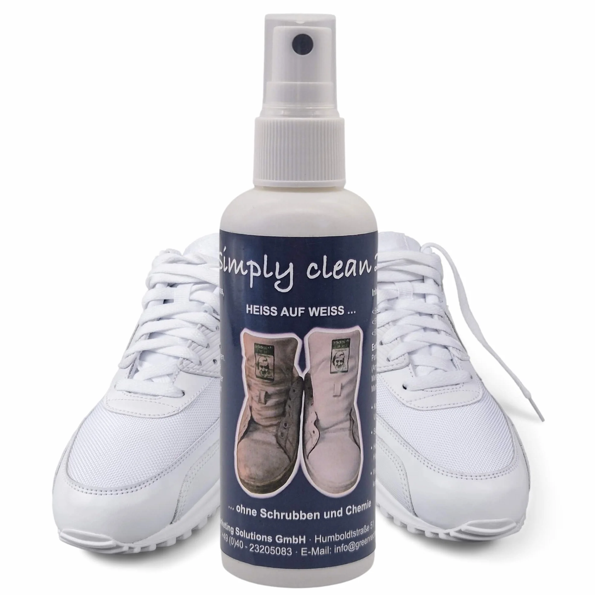 NO Simple Clean 2.0 środek czyszczący do sneakersów – skuteczne czyszczenie wszystkich rodzajów butów – środek do czyszczenia butów zapewnia olśniewające rezultaty, 100 ml