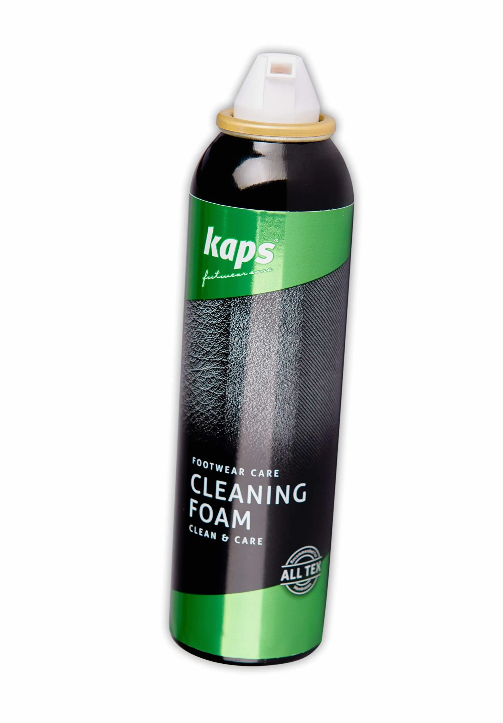 Kaps Cleaning Foam - Pianka do Czyszczenia Butów, Doskonały Środek Czyszczący do Butów Z Zamszowa, Nubuku, Tekstyliów, (150 ml – 5.07 fl. oz.)