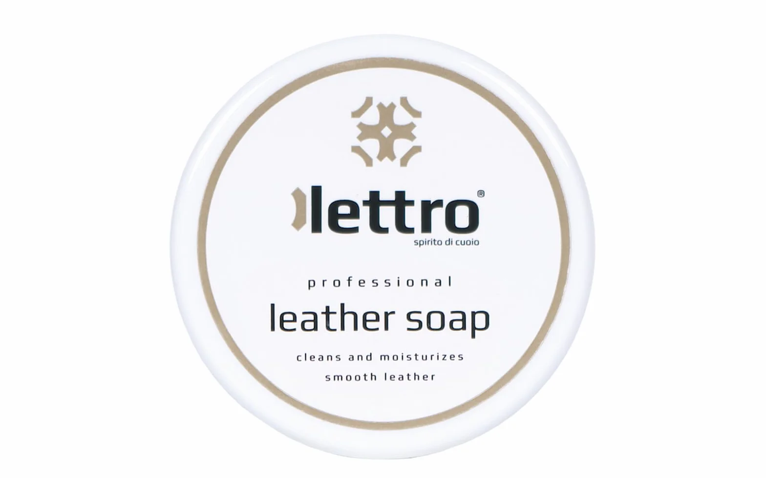 Lettro Leather Soap – Wyjątkowo Skuteczne Mydło Do Czyszczenia Obuwia Skórzanego, Preparat do Czyzszenia Skór z Efektem Odbudowywyjącym, Idealne do Obuwia i Innych Galanterii Skórzanej, 100 ml