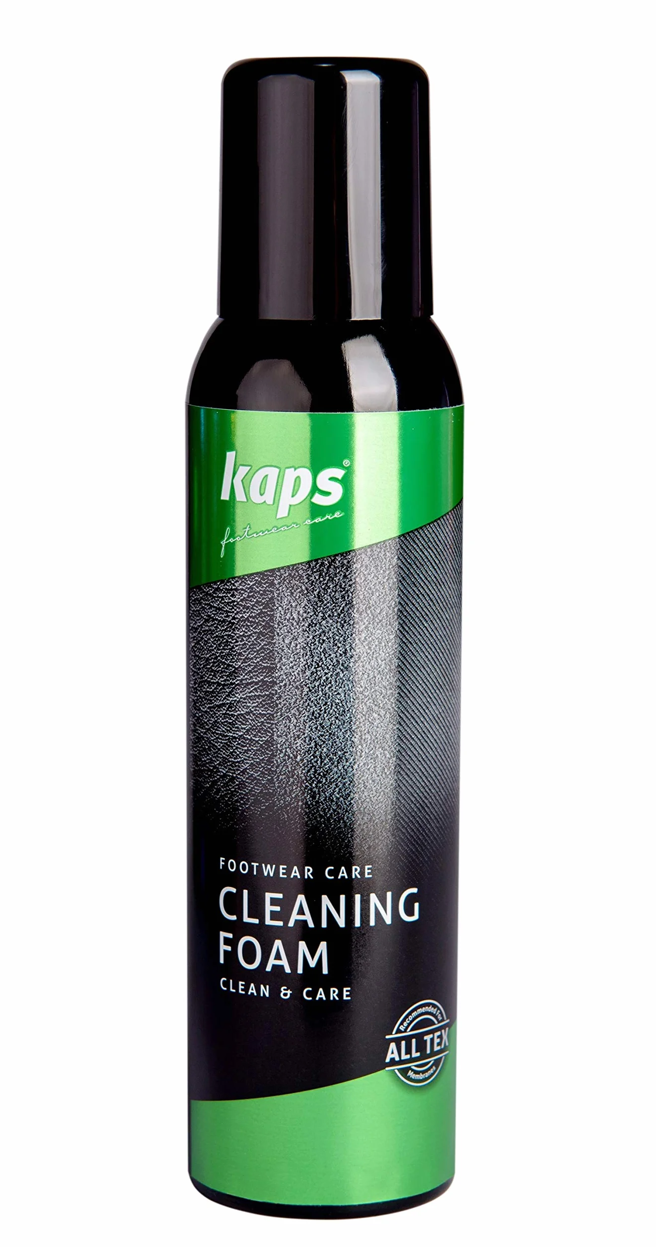 Kaps Cleaning Foam - Pianka do Czyszczenia Butów, Doskonały Środek Czyszczący do Butów Z Zamszowa, Nubuku, Tekstyliów, (150 ml – 5.07 fl. oz.)