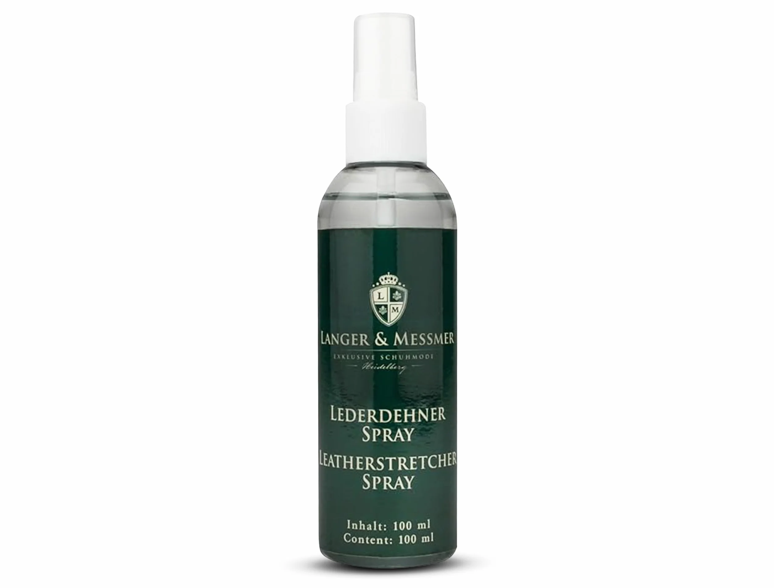 Langer & Messmer spray do rozciągania skóry przeciwko uciskającym butom – do szybkiego usuwania miejsc ucisku – Rozciągacz do skóry w jakości szewskiej