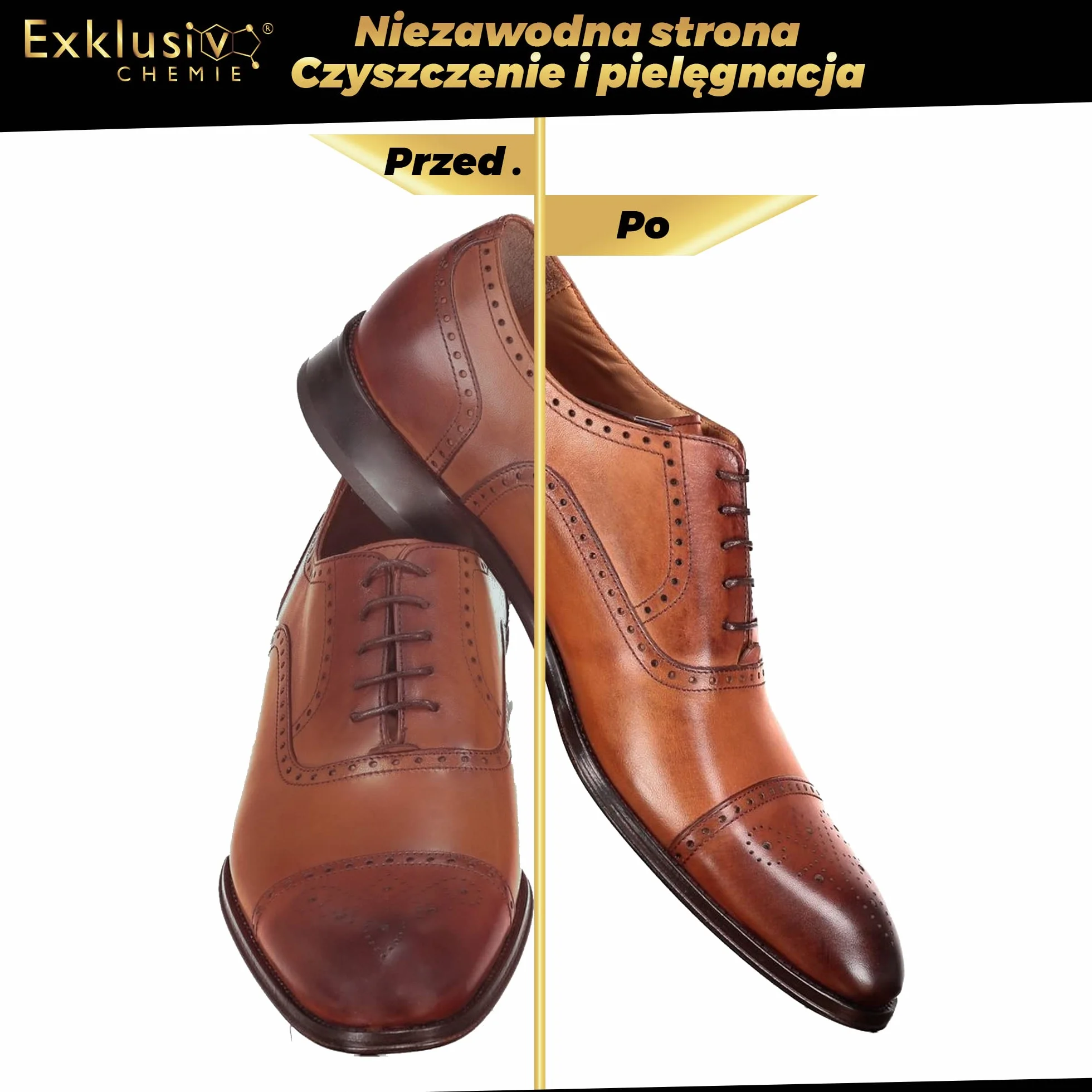 Exklusiv Chemie® Pielęgnacja skóry dla odzieży i obuwia | Pielęgnacja skóry dla skórzanych ubrań i butów | Leather Care | Leather Care Spray | Środek do czyszczenia skóry | 500 | Do kurtek skórzanych, butów skórzanych i toreb skórzanych